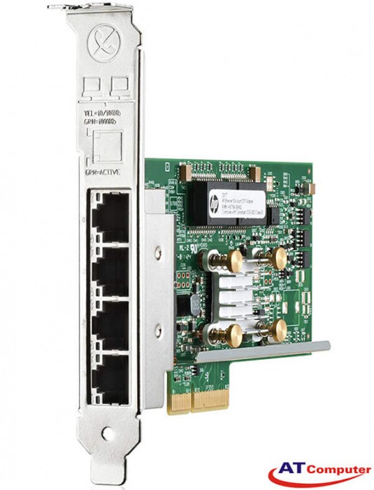 HP NC331T PCI-Express Quad Port Gigabit Server Adapter, Part: 647594-B21