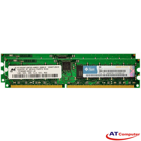 RAM SUN 2GB DDR-400Mhz PC-3200 DIMM ECC. Part: X8006A, X8006, 8006A, 8006