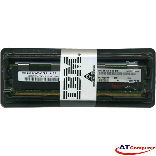 RAM IBM 2GB DDR2-667Mhz PC2-5300 CL5 ECC. Part: 41Y2730