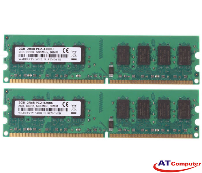 RAM FUJITSU 4GB DDR2-533Mhz PC2-4200F (2X2GB) FBD D ECC. Part: S26361-F3313-L523