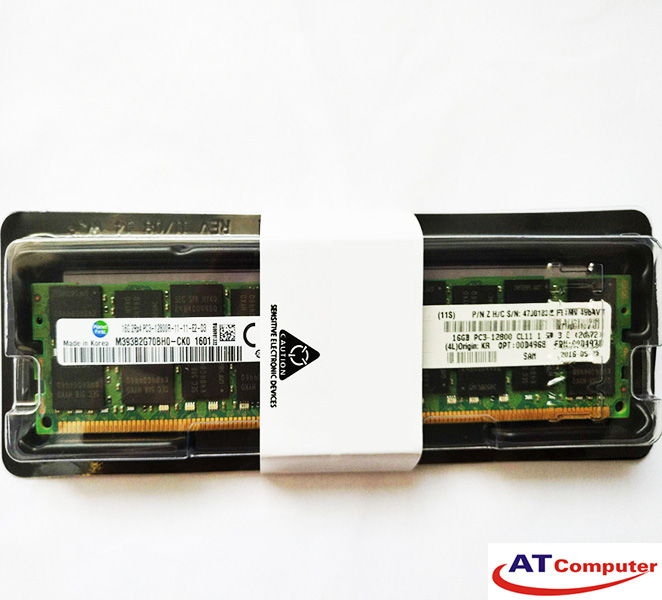 RAM IBM 16GB DDR3-1600Mhz PC3-12800 Registered ECC. Part: 46W0672