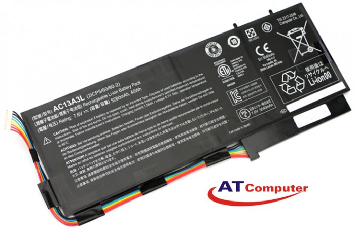 PIN ACER Aspire P3-131, P3-171, TravelMate X313, 6Cell, Oem, Part: AC13A3L, LKT.00403.013, KT00403013