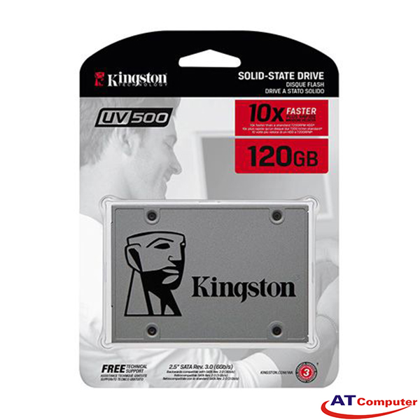SSD Kingston SSDNow UV500 120GB Sata3 2.5 (Doc 520MB/s, Ghi 320MB/s)