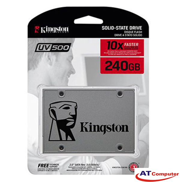 SSD Kingston SSDNow UV500 240GB Sata3 2.5 (Doc 520MB/s, Ghi 500MB/s)