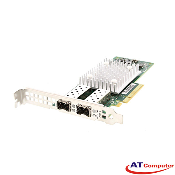 Dell QLogic QL41262HFCU-DE 10Gb SFP+ Dual Port Full Height CNA. Part: 51GRM, 051GRM