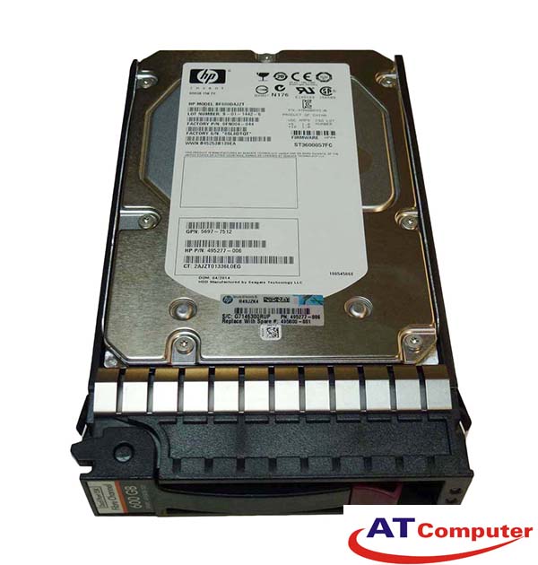HP 600Gb FC 15K 3.5. Part: AJ872B